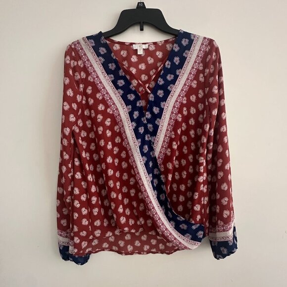 Charming Charlie's Boho Blouse Women's Size Small - Picture 1 of 4